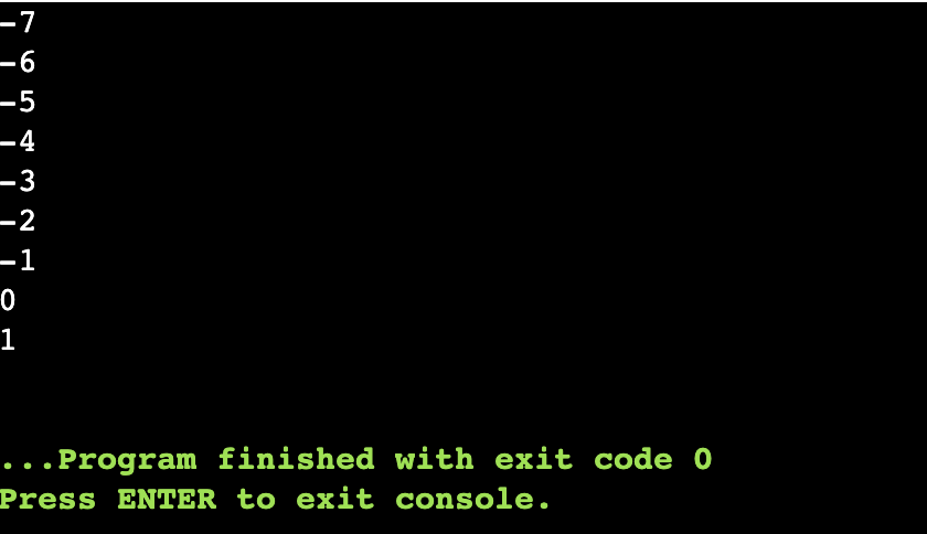 python range function
